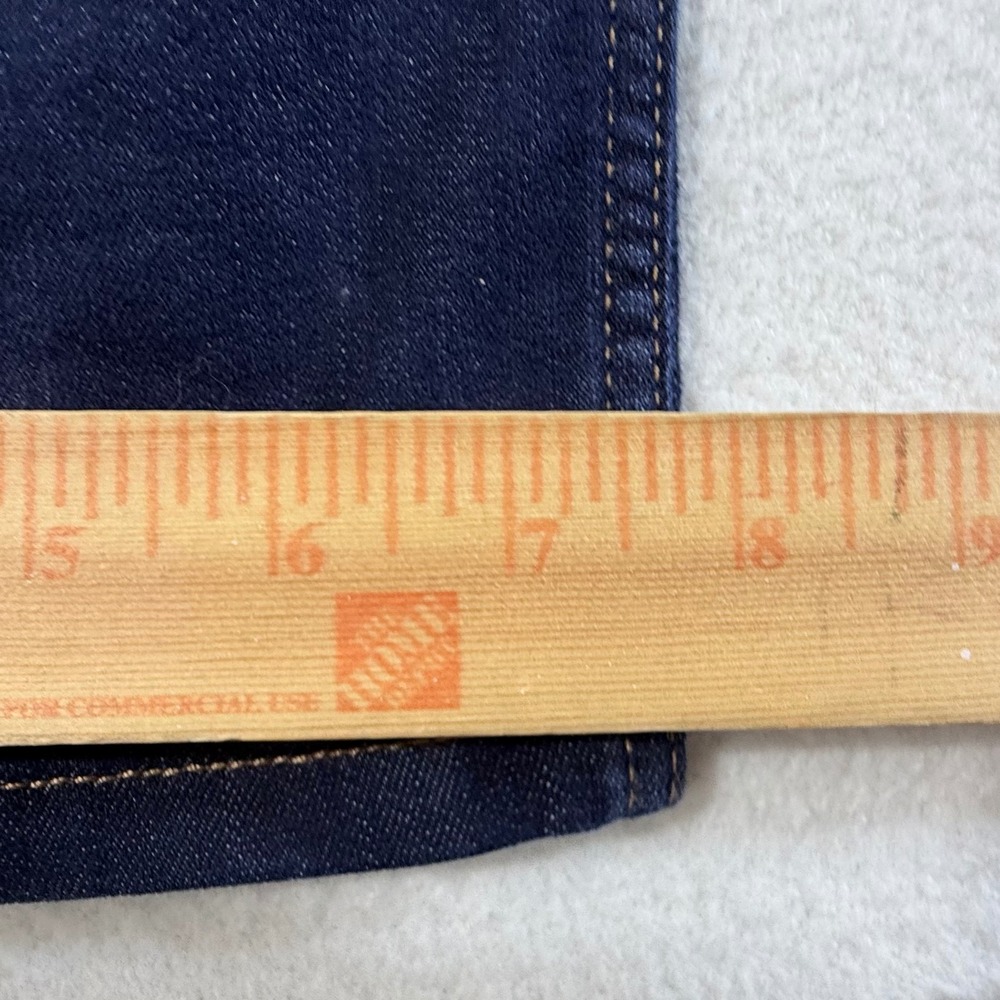Patagonia Straight Fit Jeans Mens 36x32 Organic Cotton Stretch Dark Wash Indigo - Picture 11 of 12